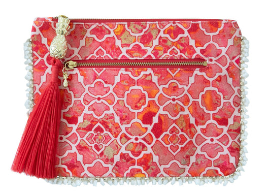 MARBLE MOSAIC CLUTCH BAG