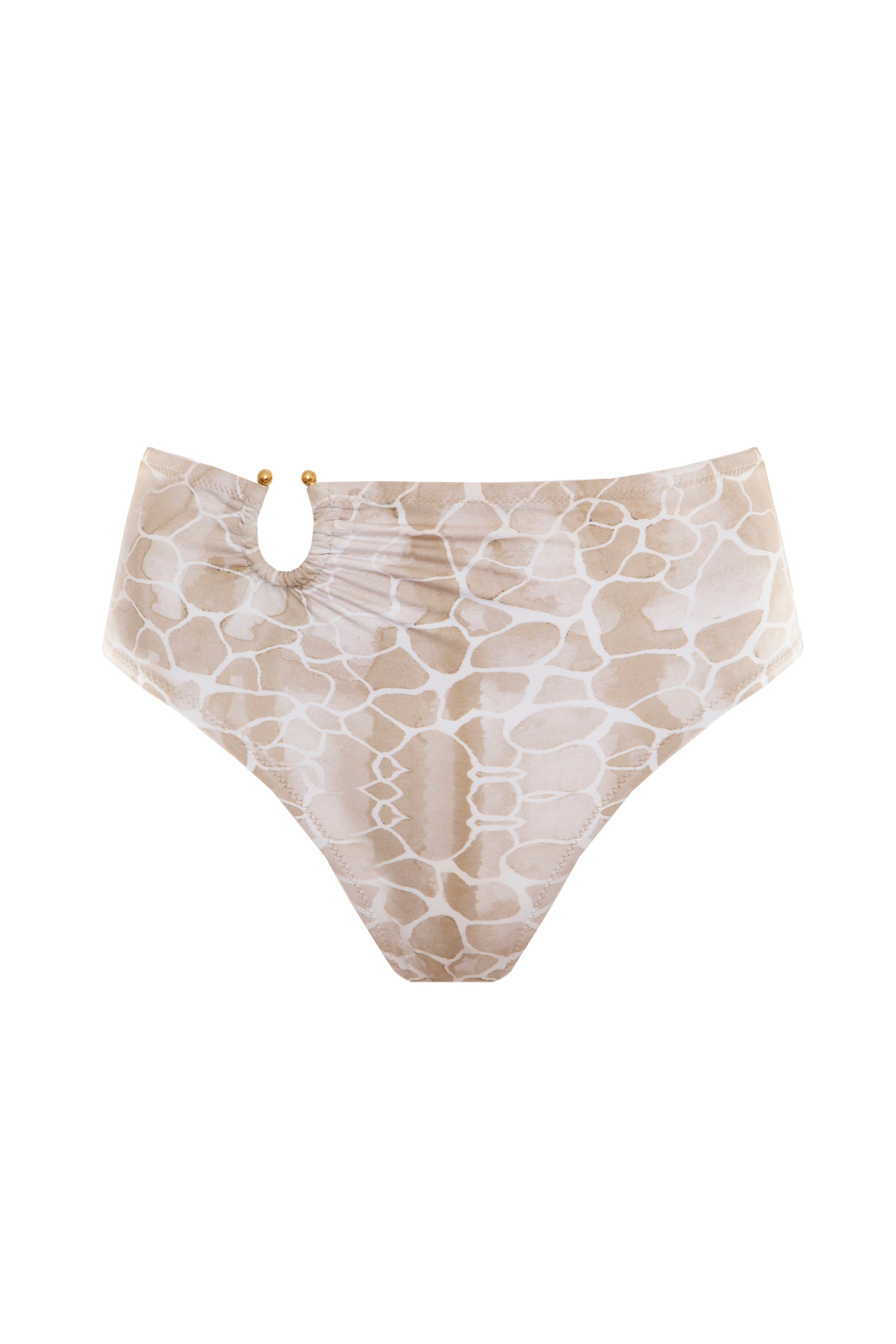 Soah - BELLA RUFFLED HIGH-LEG LACE BIKINI BOTTOM main image 0
