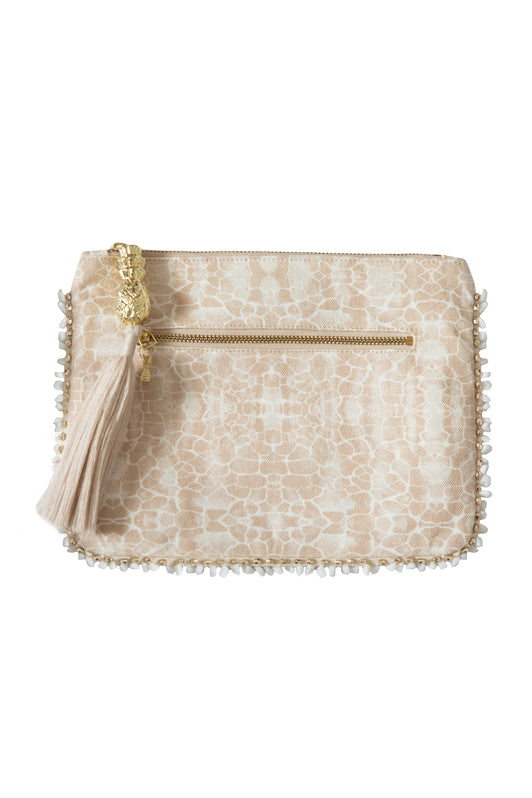 SAND PEBBLES CLUTCH BAG