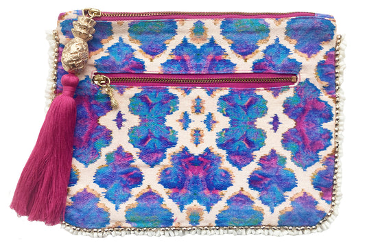 ORCHID PARADISE CLUTCH BAG