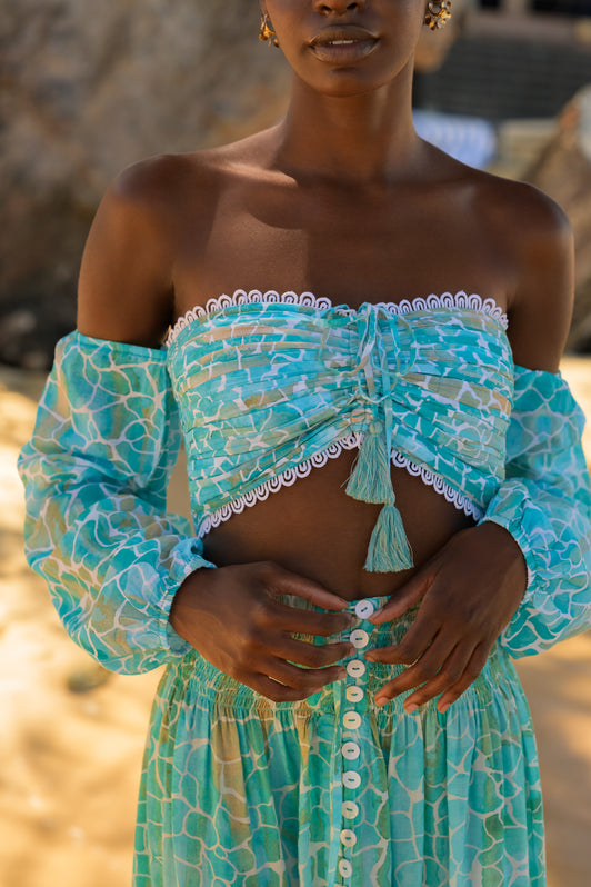 AQUA PEBBLES FIJI TOP