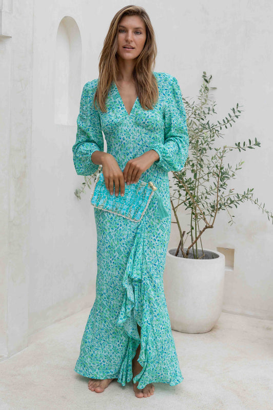 FLORAL MERMAID PORTOFINO DRESS