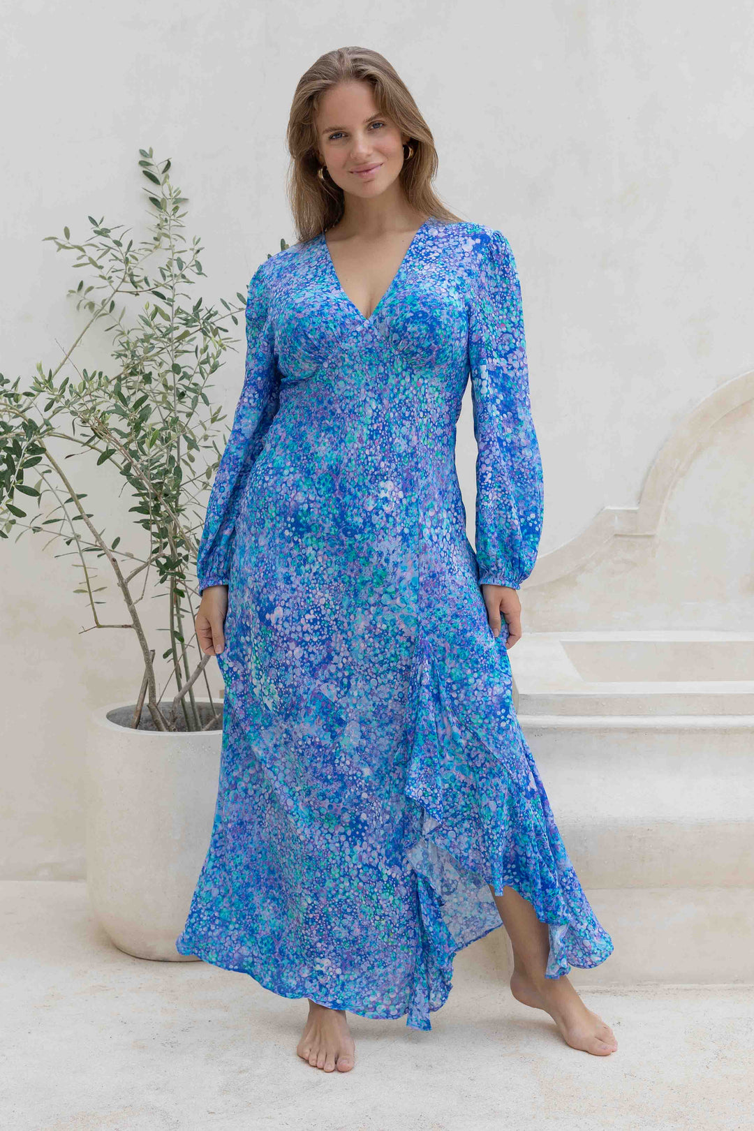 IRIDESCENT BUBBLES PORTOFINO DRESS – Sophia Alexia