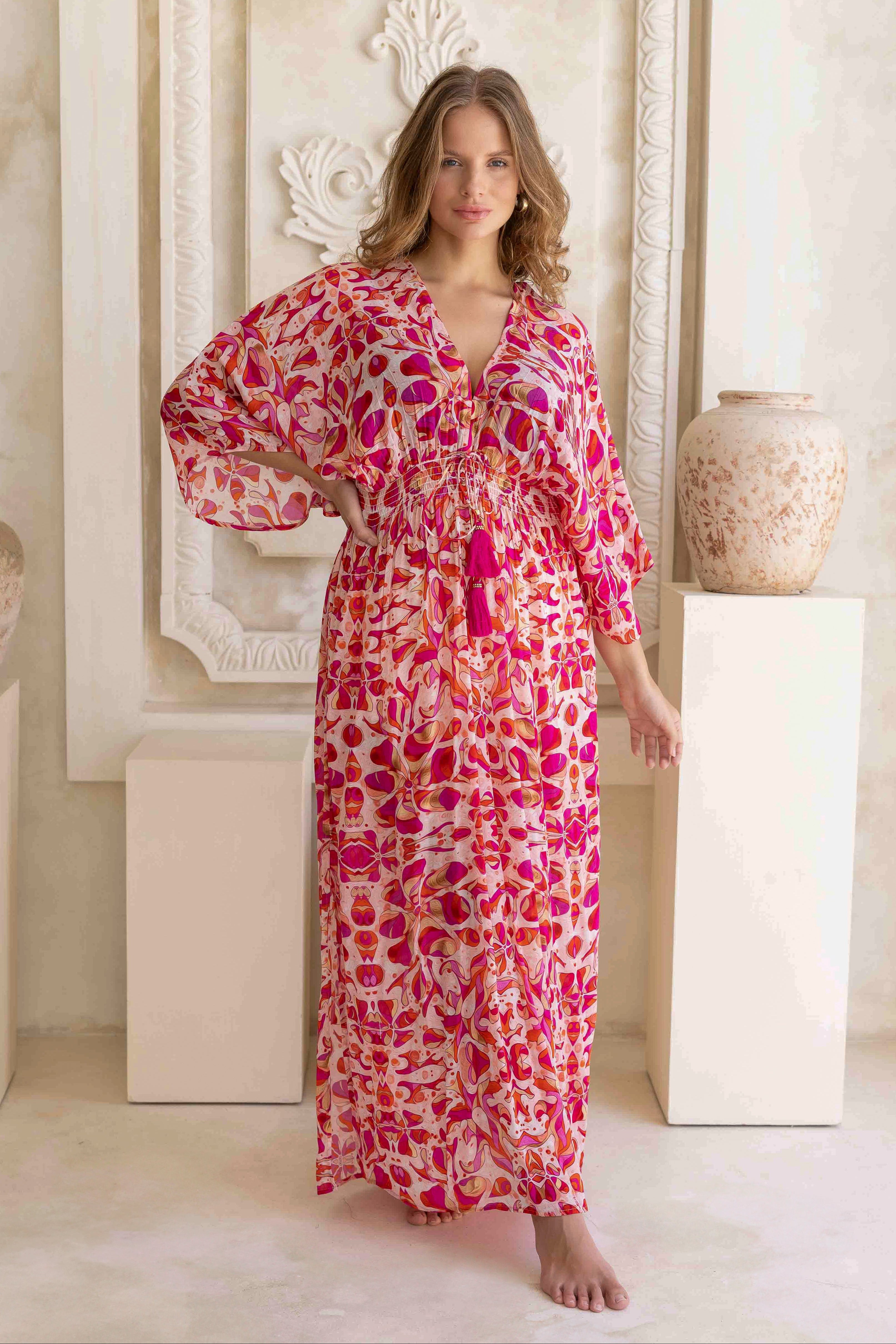 FLORAL FUSION ST LUCIA MAXI DRESS – Sophia Alexia