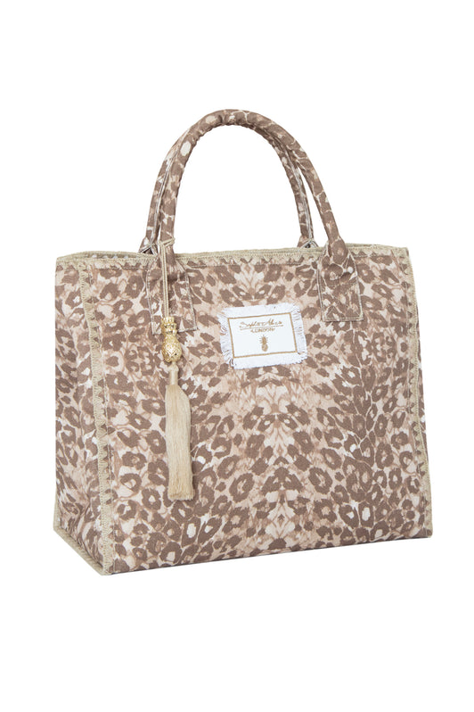 LEOPARD SANDS BARBADOS BEACH BAG