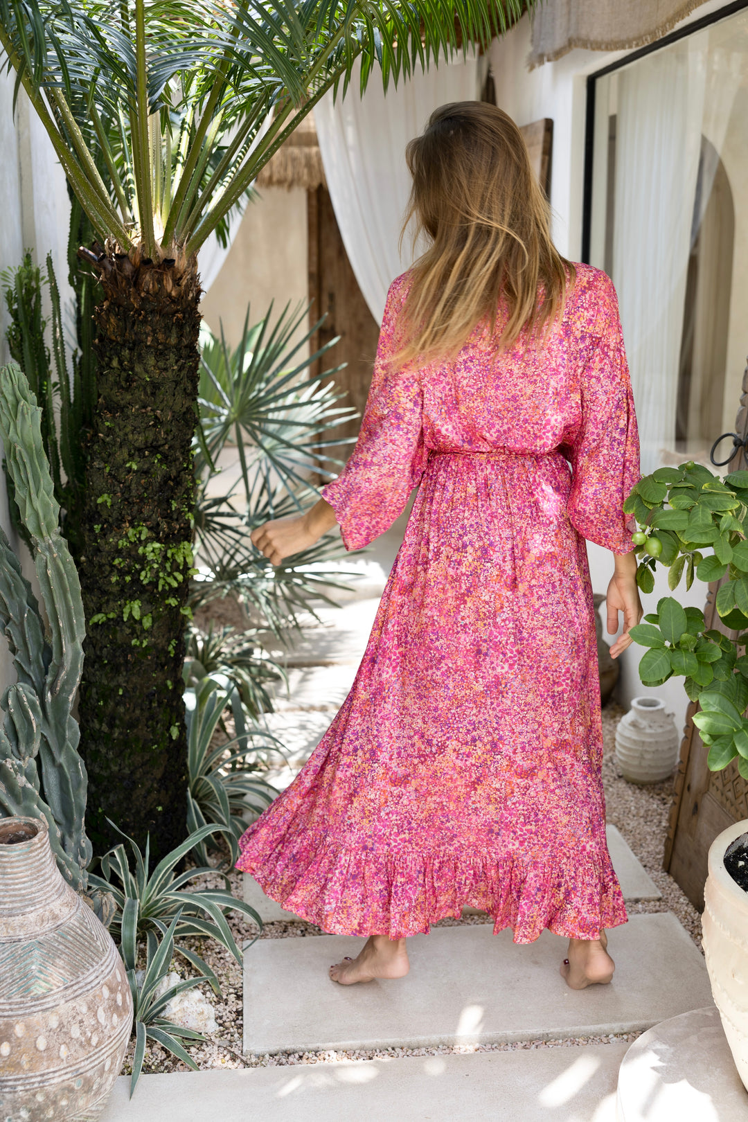 SUNSET SHOWER MOZAMBIQUE MIDAXI DRESS – Sophia Alexia